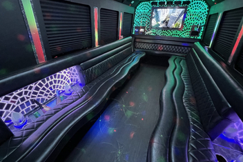 Bismarck Limo Bus Interior