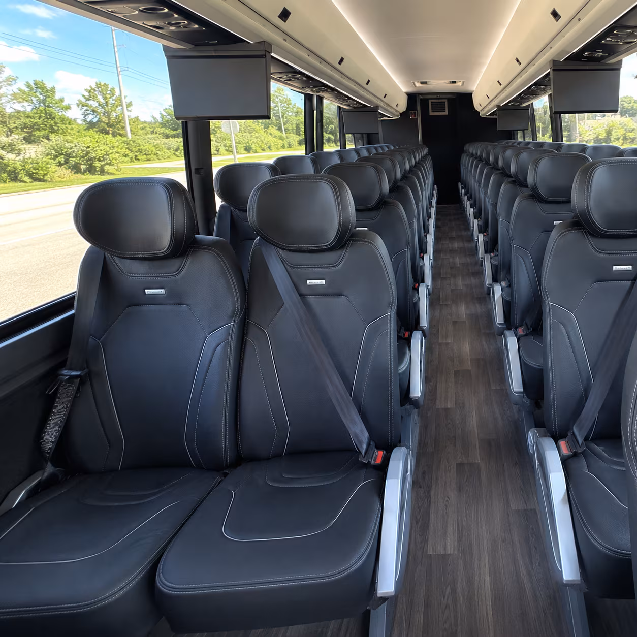 bismarck charter bus interior