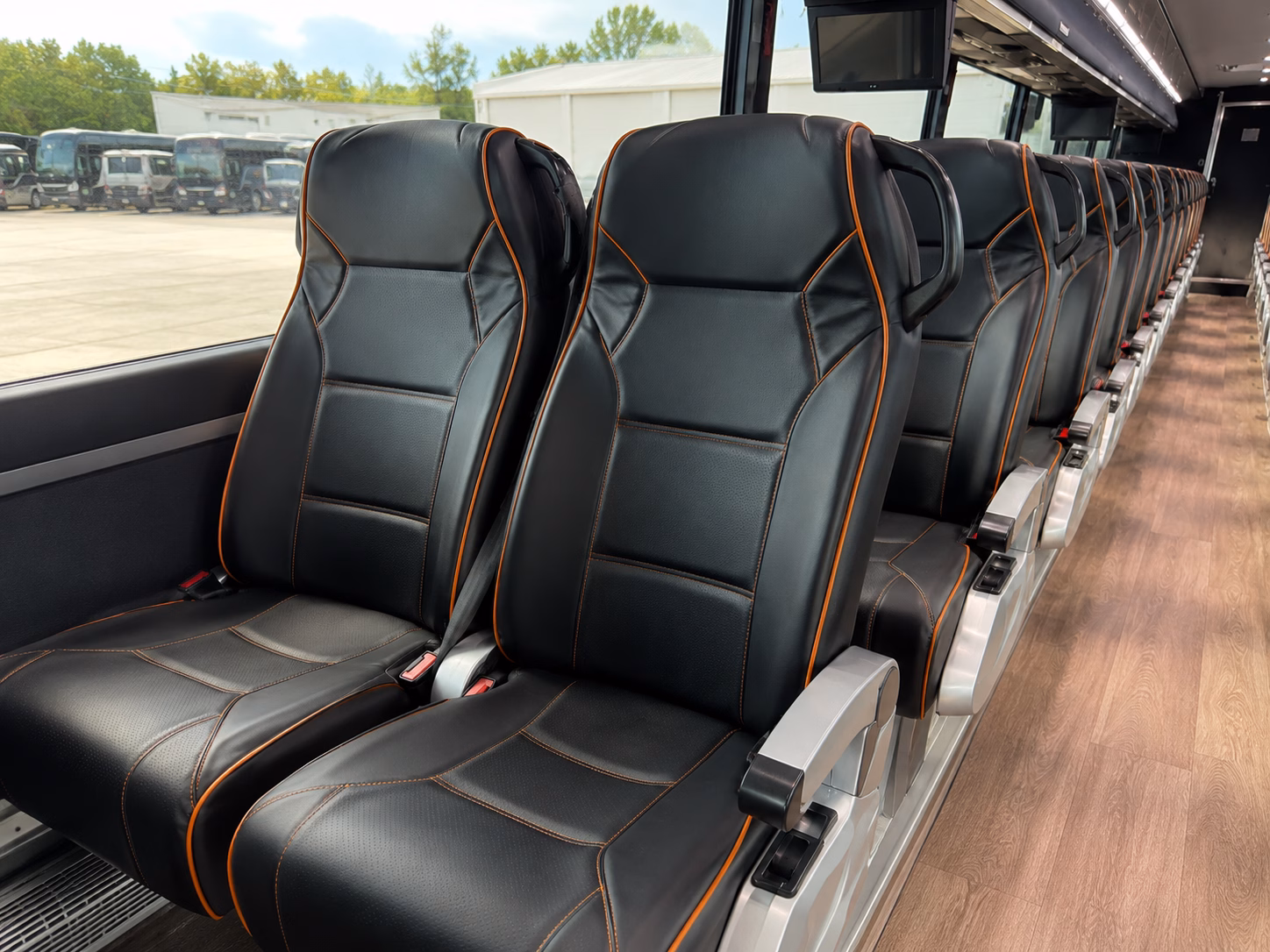 bismarck charter bus rental inside