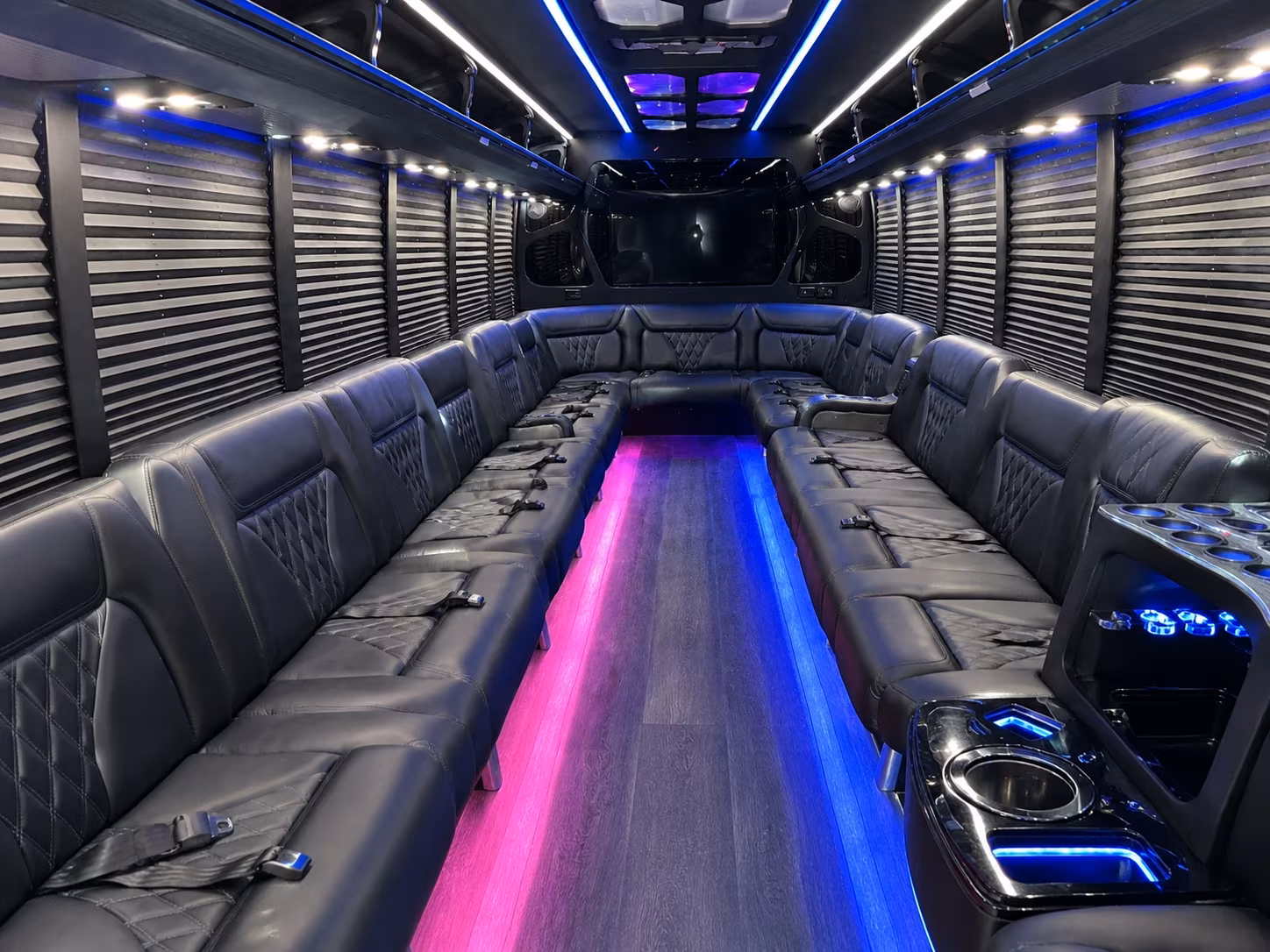 party buses from pre prom dinner to the dance floor and back